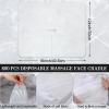 Oudain 800 Pcs Disposable Face Cradle Covers, Non-sticking Massage Face Cradle Headrest Cover for Massage Table Chairs Fitted for 16 x 12 Inches view 2