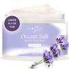 Sea Salt Body Scrub by Florida Glow - Ocean Salt Body Polish Infused with Marine Algae - Exfoliating Face and Body Scrub - to Tackle Acne and Scars for Smooth Soft Skin (Lavender, 12.1 oz) view 1