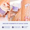Sea Salt Body Scrub by Florida Glow - Ocean Salt Body Polish Infused with Marine Algae - Exfoliating Face and Body Scrub - to Tackle Acne and Scars for Smooth Soft Skin (Lavender, 12.1 oz) view 3