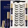 Alcastar Magnetic Eyelashes and Eyeliner Kit,Magnetic Lashes Natural Looking with Eyeliner,Eyelash With Applicator,Waterproof, Long Lasting,Cruelty Free (A+AC13-A5) view 1