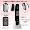 Microcurrent Facial Device, Vowleike 10 Key Benefits Skincare Face Massager with Stand, Rechargeable 6 in 1 Vibrating Facical Tool for Neck, Face and Body for Women, Ivory White view 3