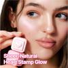 COLORGRAM Milk Bling Heartlighter 01 Peach Heart | Silky Smooth Versatile Creamy Highlighter with Shimmery Finish, Soft and Natural Glow Perfect for Daily Makeup view 2