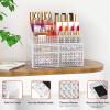 2 Pack Makeup Organizer with Drawers[Upgraded]-Acrylic Make up Organizers and Storage Case for Cosmetics,Brush,Perfume,Jewelry Display, Vanity and Bathroom Accessories view 3