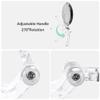 B Beauty Planet 20X Magnifying Home Mirror, Round 5'' Handle for Travel, Double-Sided 1X/20X, Foldable Makeup Mirror, Tabletop Mount view 3