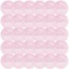 FRCOLOR 30 Pieces Powder Puff for Body Powder, Cotton Round Makeup Puff with Strap for Powder Foundation Loose Mineral Powder Body Powder, Pink view 1