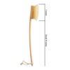 Redecker 100% Made in Germany Round Tampico Fiber Bath Brush with Extra-Long Oiled Beechwood Handle, 18-1/2-Inches view 3