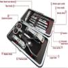 Nail Clippers, Manicure Pedicure Set,Nail clippers manicure set,Travel Mini Nail Set 12 Pcs Stainless Steel Nail Art Manicure Set Tools Kits Nails Clipper Scissors Tweezer Knife Manicure Case Pedicure view 4