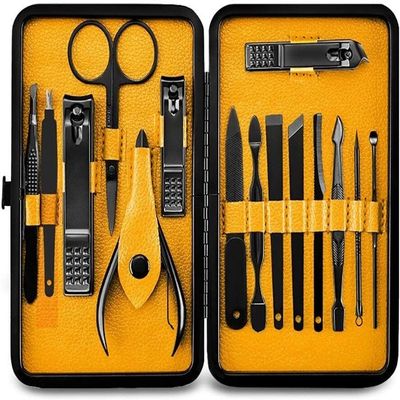 Nail Clippers, Manicure Pedicure Set,Nail clippers manicure set,Travel Mini Nail Set 15Pcs Professional manicure Stainless Steel Nail Clippers Scissors Suit Set Kits Manicure Set Nail Tool nail art to