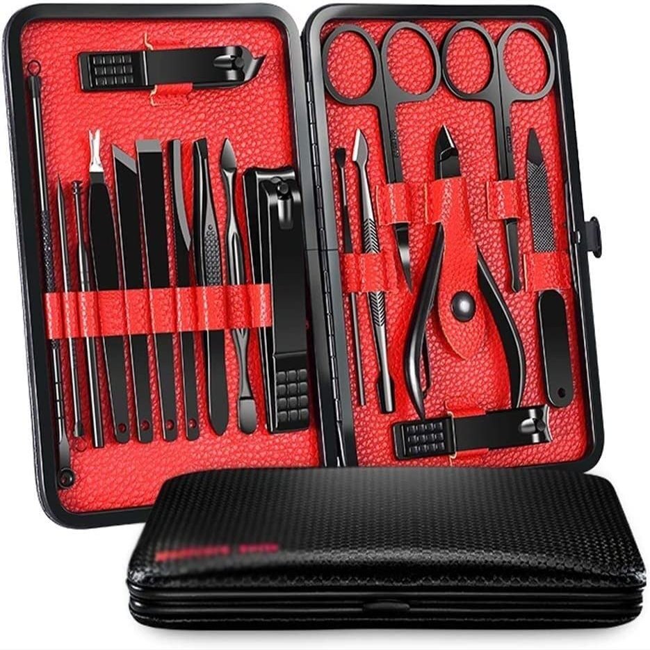 Nail Clippers, Manicure Pedicure Set,Nail Clippers Manicure Set,18pcs/Set Multifunction Nail Trimming Tool Nail Clippers Set Beauty Scissors Manicure Pedicure Nail Clippers Kit