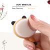 Face Brush Face Scrubber, Hysotok Facial Cleansing Brush with Soft Bristles for Face Cleansing Wash Scrub, Face Cleanser Brush for Facial Exfoliating Massaging Skin Care (Yellow) view 3