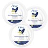 Dove Nourishing Body Care, Face, Hand, and Body Rich Nourishment Cream for Extra Dry Skin with 48-Hour Moisturization, 3-Pack, 5.07 Oz Each Jar view 1