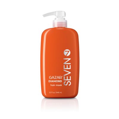 SEVEN Haircare Gazar Diamond Hair Mask Deep Conditioning Treatment for Women & Men, Increase Hydration and Shine with Honey & Green Tea, Sulfate + Paraben Free, Cruelty Free, Made in USA, 32 oz.