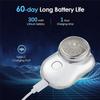 2023 USB Mini Shaver -New VersionPocket Portable Electric Shaver Rechargeable Waterproof, Magic Travel Electric Razor Round Shaving Machines, Wet Dry Mini Shaving Machines for Men Dayily Use (Blue) view 2