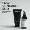 HOMMEFACE Mens 2-Step Daily Skincare Kit + 5 Facial Sheet Mask Set Bundle view 2