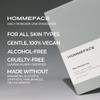 HOMMEFACE Mens 2-Step Daily Skincare Kit + 5 Facial Sheet Mask Set Bundle view 3