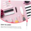 FRCOLOR 9pcs Silicone Lip Brush for Precise Makeup Application Portable Lipstick and Lip Mask Applicators and Watermelon view 2