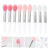 FRCOLOR 9pcs Silicone Lip Brush for Precise Makeup Application Portable Lipstick and Lip Mask Applicators and Watermelon view 4