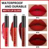 AMY'S DIARY 3Pcs Bright Red Matte Liquid Lipstick Sets, Lip Stain Long Lasting 24 Waterproof Lip Gloss Gift Set Matt Makeup for Women Lippies (05) view 4