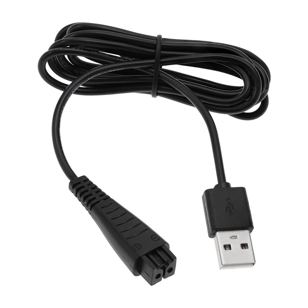 eMagTech 1Pcs Portable USB Shaver Epilator Charging Cable Replacement Compatible with Panasonic Epilator ES-LA63 ES-LA93 RE7-51 RE7-59 RE740 RE768 REGC20 5.4V 1.25A