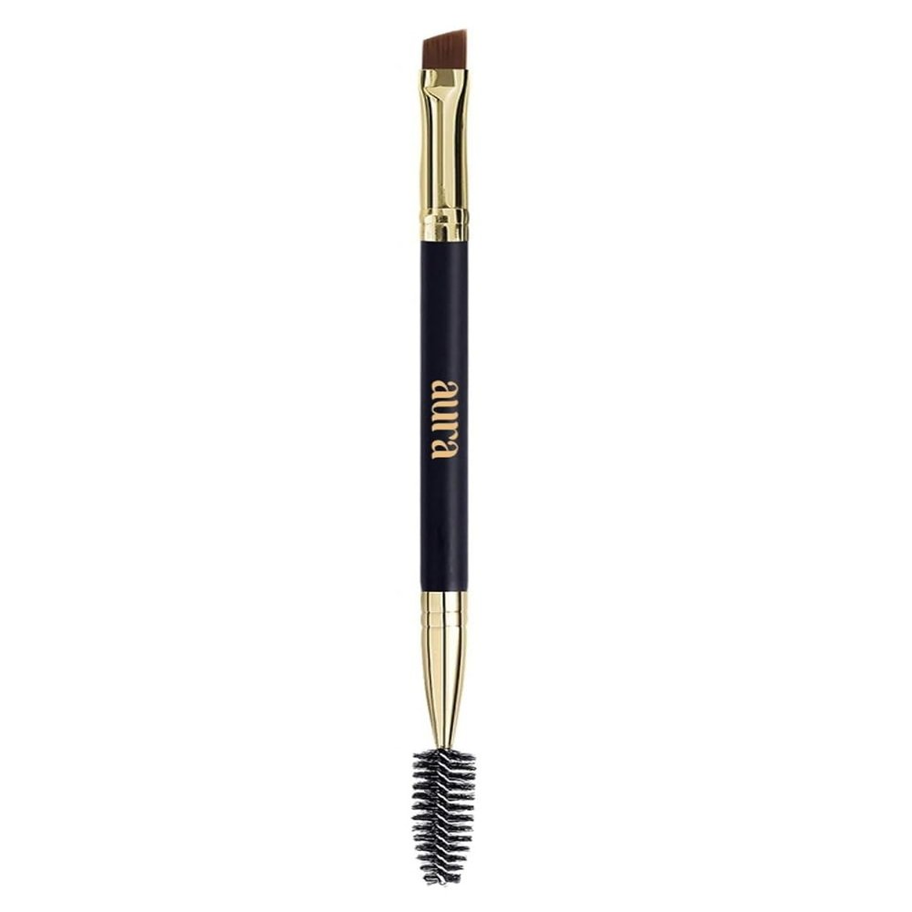Duo Eyebrow brush by aura. Eye makeup brushes. Eyelash brush. Brow tint brush. Brocha para cejas.