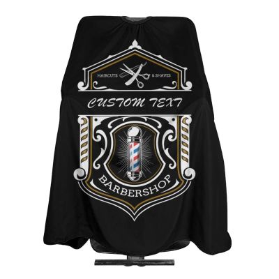 Custom Barber Cape Hairdresser Cape, Add Your Photo Text Logo Personalized Barber Salon Cape for Men, Customized Hair Cutting Cape for Home Salon Barbershop