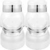 Beaupretty 4pcs Vacuum Lotion Dispenser Bottles Skincare Bottles Dispenser Jars for Bathroom Leakproof Jars view 1
