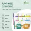 400 Sheets Antibacterial Paper Soap Strips For Hand Washing - 8 Pack Portable Disinfecting Pocket Travel Soap Thins Dissolvable & Disposable Camping Mini Size Dry SoapSheets For Hands (Variety 8x50) view 3