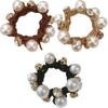LALAFINA 3pcs Elegant Hair Holders Simple and Stylish Elastic Hair Ties for Women for Parties Daily Use and Special Occasions view 1