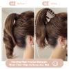 1.6" Matte Small Double Row Teeth Hair Clips for Women - Strong Hold Jaw Clamps for Thin, Fine & Thick Hair view 3