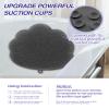 Manmihealth Upgrade Shower Foot Massager Scrubber & Bath Glove Set(2 PCS), Hands-Free Back Scrubber for Shower, Wall-Mounted Shower Brush with Body & Face Scrubber and Free Adhesive Hook. (Gray) view 3