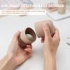 BEZOX Makeup Sponge Holder, Silicone Beauty Sponge Case with Double-Sided Vent Design for Quick Drying, Compact Travel Essentials Make Up Puff Blender Container - Khaki view 3