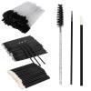 300 PCS Eyelash Extension Supplies Kit disposable micro cotton swabs with eyelash brush Lip brush Mascara Wand Applicator Eyelash Extension Kit Beauty Wand Kit (black) view 1