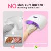 AIRSEE UV Gloves for Nail Lamp,Professional UPF50+ UV Protection Gloves for Manicures Nail Art,Fingerless Gloves That Shield Skin from The Sun and Nail Lamp (Nude) view 3