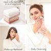 Konssy 6 Pack Face Cloths, Soft Wash Cloth for Washing Face, Cotton Face Towels for Sensitive Skin Women Facial Makeup Remover Reusable Absorbent Washcloths 11 x 11 Inch view 3