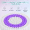 VOYOR Electric Body Brush Back Scrubber for Shower Rechargeable Exfoliating Bath Brush Powered Shower Brush with Non-Slip Long Handle Deep Cleansing, Exfoliation, Massaging Spin Brush BC100 (Purple) view 2