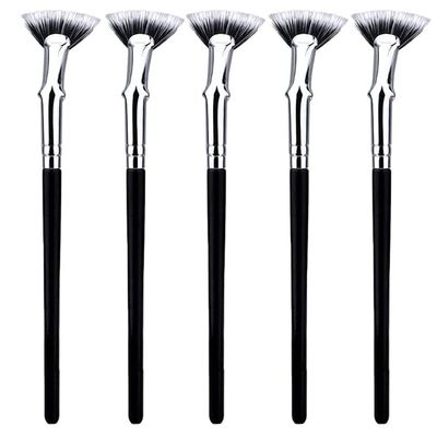 Mascara Fan Brush, Mascara Fan Brush For Lashes, Angled Fan Shaped Eyelash Brush, Makeup Brush Eyelash Comb Eye Lashes Separator, Folding Eyelash Eyebrow Brusha (Size : 5PCS)