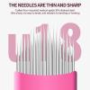 50Pcs Professional Microlading Needles 0.18mm Diameter Disposable Manual Eyebrow Blades Tattoo Neddles Permanent Makeup Supplies Microblading Kits (16 U) view 3