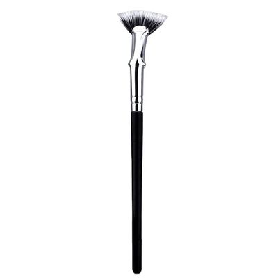 Ujicde Mascara Fan Brush, Mascara Fan Brush for Lashes, Angled Fan Shaped Eyelash Brush, Makeup Brush Eyelash Comb Eye Lashes Separator, Folding Eyelash Eyebrow Brusha (Size : 1Pcs)