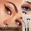 Ujicde Mascara Fan Brush, Mascara Fan Brush for Lashes, Angled Fan Shaped Eyelash Brush, Makeup Brush Eyelash Comb Eye Lashes Separator, Folding Eyelash Eyebrow Brusha (Size : 1Pcs) view 2