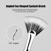 Ujicde Mascara Fan Brush, Mascara Fan Brush for Lashes, Angled Fan Shaped Eyelash Brush, Makeup Brush Eyelash Comb Eye Lashes Separator, Folding Eyelash Eyebrow Brusha (Size : 1Pcs) view 3