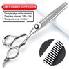 6/7 Hair cutting Scissors/Hair scissors - Hairdresser Scissors Barber Scissors Razor Sharp Stainless Steel Shear (Silver) (6.5-inch 4pc) view 4