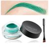 Eyebrow Pomade Cream,Brow Pomade Gel Naturally Long Lasting Waterproof,Delicate and Smooth Eye Brow Makeup Cosmetics with Eyebrow Brush - Green view 2