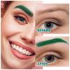 Eyebrow Pomade Cream,Brow Pomade Gel Naturally Long Lasting Waterproof,Delicate and Smooth Eye Brow Makeup Cosmetics with Eyebrow Brush - Green view 4