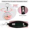 Meiiy Chapstick Holder Lip Balm Sleeve Pouch Lipstick Holder Bag Lip Gloss Holder With Hook Stocking Stuffers Gift for Women (2pcs) view 2