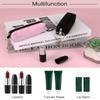 Meiiy Chapstick Holder Lip Balm Sleeve Pouch Lipstick Holder Bag Lip Gloss Holder With Hook Stocking Stuffers Gift for Women (2pcs) view 4