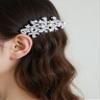 Butterfly Crystal Bridal Hair Comb Cubic Zirconia Silver Wedding Hair Accessories for Bride Rhinestone Hairpiece for Bridal Hairstyles view 2