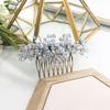 Butterfly Crystal Bridal Hair Comb Cubic Zirconia Silver Wedding Hair Accessories for Bride Rhinestone Hairpiece for Bridal Hairstyles view 3
