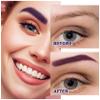 Eyebrow Pomade Cream,Brow Pomade Gel Naturally Long Lasting Waterproof,Delicate and Smooth Eye Brow Makeup Cosmetics with Eyebrow Brush - Purple view 4