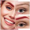 Eyebrow Pomade Cream,Brow Pomade Gel Naturally Long Lasting Waterproof,Delicate and Smooth Eye Brow Makeup Cosmetics with Eyebrow Brush - Bright Red view 4