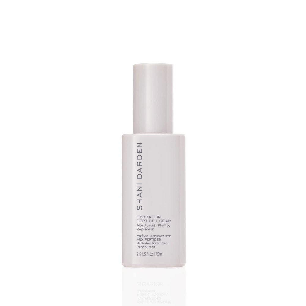 Shani Darden Hydration Peptide Cream, Oil-Free Face Moisturizer with Peptides, Squalane, Niacinamide & Ceramides for Normal to Dry Skin, Up to 72 Hours of Hydration Without Clogging Pores, 2.5 fl oz
